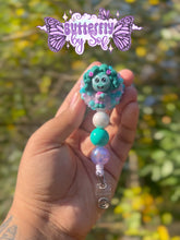 Load image into Gallery viewer, Envy themed badge reel ( 360 Swivel Clip )