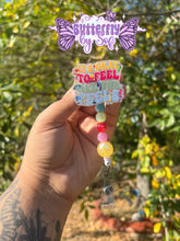 Load image into Gallery viewer, It’s okay to feel all the feels - inside out themed badge reel ( 360 swivel clip )