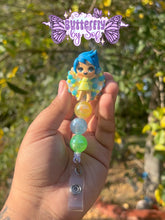Load image into Gallery viewer, Joy themed badge reel ( 360 swivel clip )