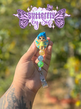 Load image into Gallery viewer, Joy themed badge reel ( 360 swivel clip )