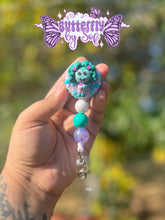 Load image into Gallery viewer, Envy themed badge reel ( 360 Swivel Clip )