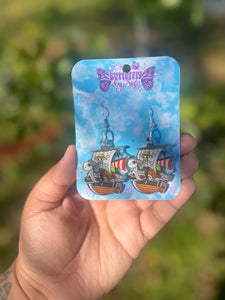 Going Merry acrylic earrings