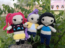 Load image into Gallery viewer, Hunt/x Crochet Dolls Huntrix Inspired