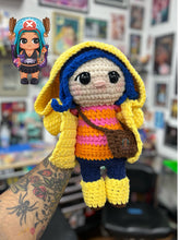 Load image into Gallery viewer, Coraline Inspired Crochet Doll