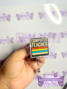 Teacher badge reels