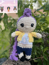 Load image into Gallery viewer, Hunt/x Crochet Dolls Huntrix Inspired