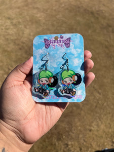 Anime Wano arc earrings