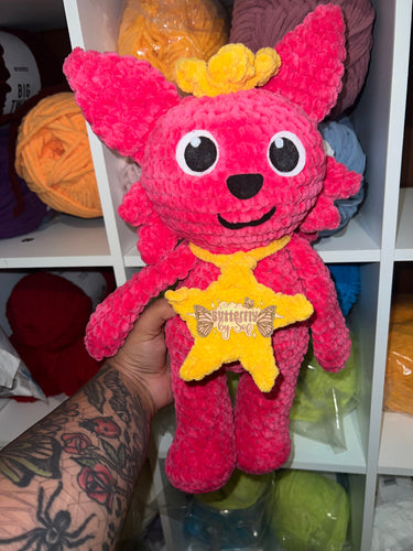 Pinkfong crochet doll